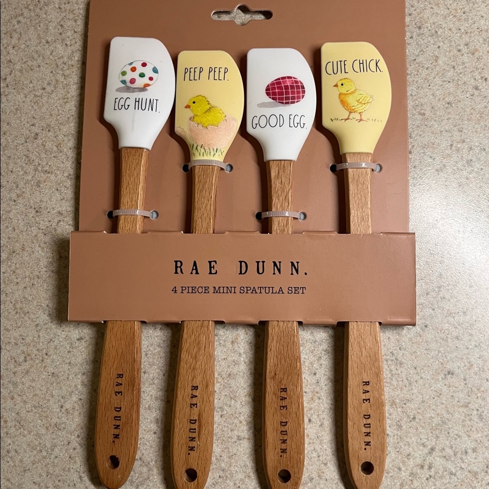 Rae Dunn Mini Easter Spatula Set
